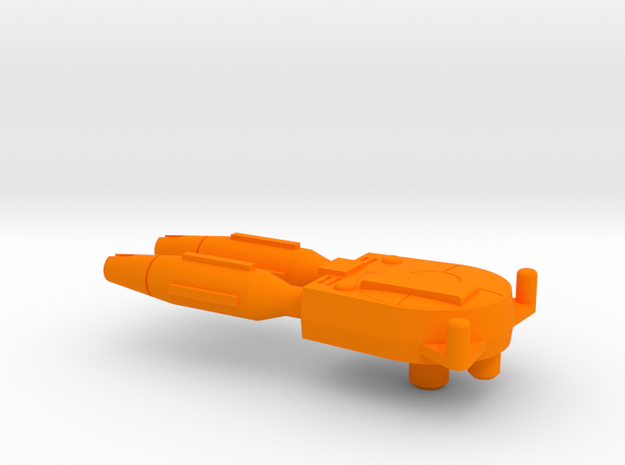 Starcom - Command Post - Laser in Orange Processed Versatile Plastic