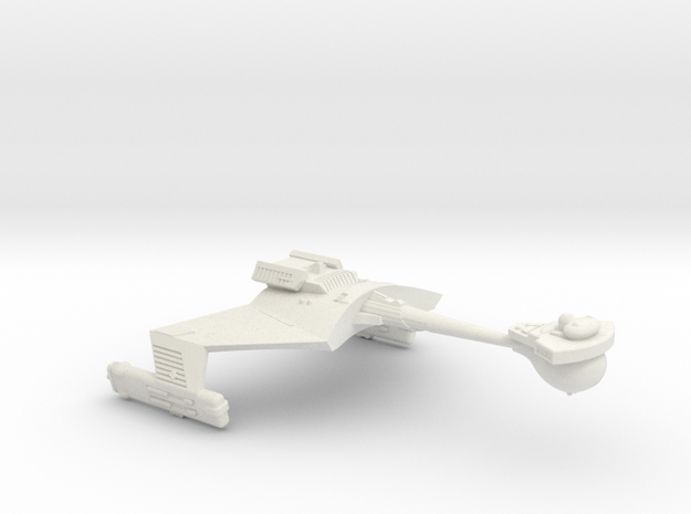 3125 Scale Klingon D7C Command Cruiser WEM in White Natural Versatile Plastic