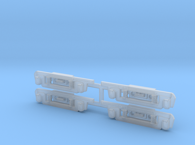 HO Hollywood car sideframes in Smooth Fine Detail Plastic