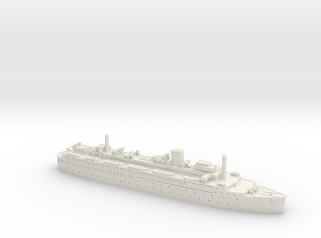 USS Solace 1/1800 in White Natural Versatile Plastic