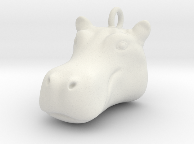 Hippopotamus 2101091440 in White Natural Versatile Plastic