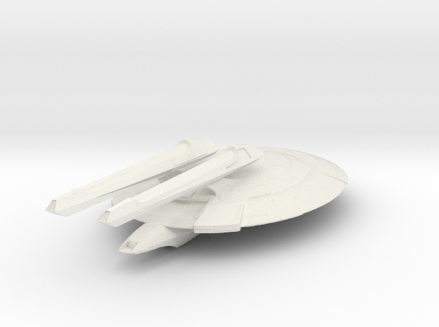 USS Watney in White Natural Versatile Plastic