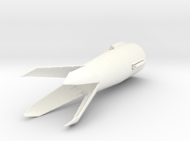 James Bond - Bird 1 - In Flight in White Processed Versatile Plastic