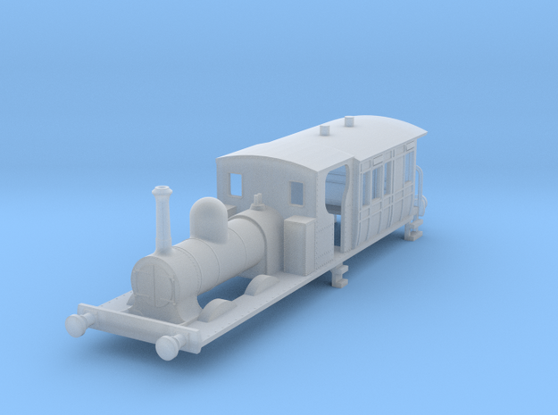 b-152fs-gswr-cl90-0-6-4-loco-carriage in Smooth Fine Detail Plastic