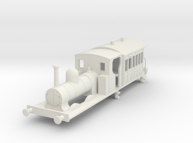 b-64-gswr-cl90-91-carriage-loco in White Natural Versatile Plastic