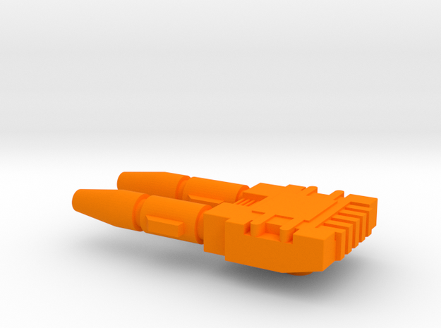 Starcom - Laser Artillery - Small Laser v1 in Orange Processed Versatile Plastic