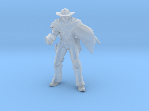 McCree cowboy miniature model games rpg dnd scifi in Tan Fine Detail Plastic