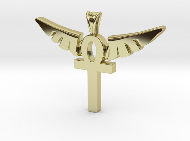 Ankh in 18k Gold Plated Brass