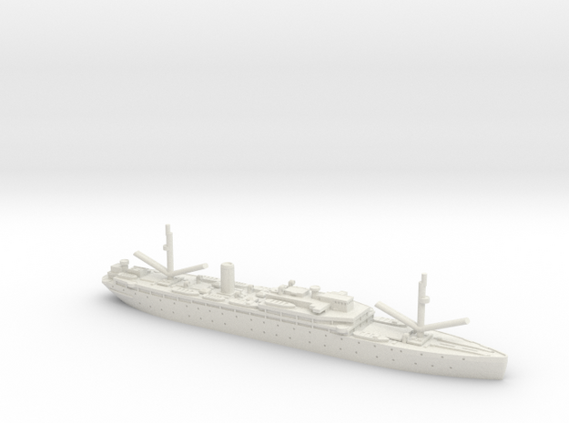 USS Dobbin 1/700 in White Natural Versatile Plastic