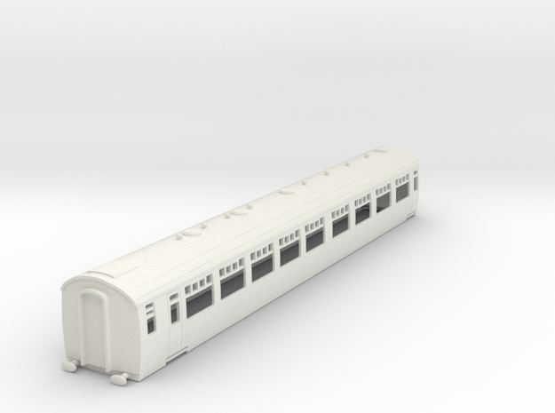 o-76-sr-bulleid-d2665-saloon-coach-mod in White Natural Versatile Plastic