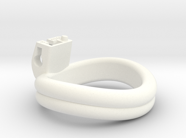 Cherry Keeper Ring G2 - 49x46mm (WO) -8° ~47.5mm in White Processed Versatile Plastic