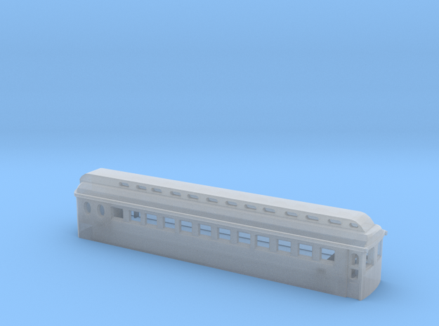 1:160 Clerestory wooden trolley car [revised] in Tan Fine Detail Plastic