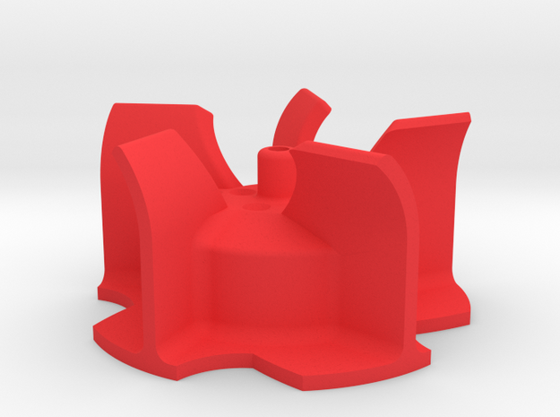 Wurfrad für Bruder Schneeschleuder in Red Processed Versatile Plastic