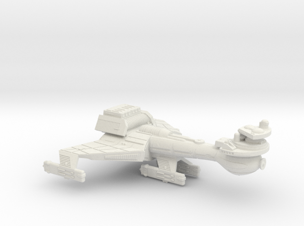 3788 Scale Klingon B10VK Refitted Heavy Carrier WE in White Natural Versatile Plastic