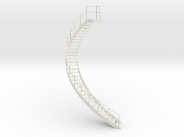 model 21 staircase 1/64 in White Natural Versatile Plastic