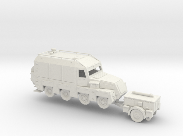 1/72 Panzermesskraftwagen mit Power trailer in White Natural Versatile Plastic