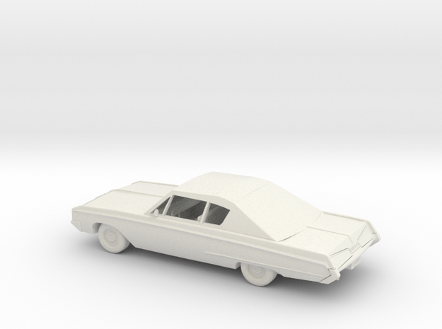 Dodge Monaco 500 - 1967 - 1:32 in White Natural Versatile Plastic