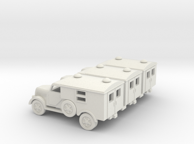 1/44 Phänomen Granit 1500 Ambulance set of 3 in White Natural Versatile Plastic