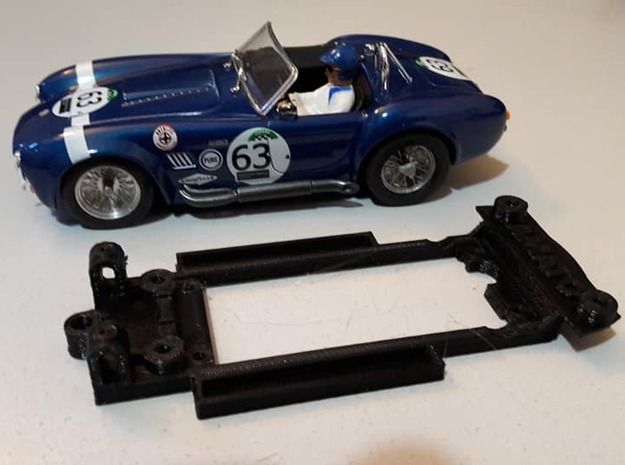 Chassis for Ninco AC Cobra in White Natural Versatile Plastic