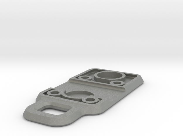 Compact Morse key - BASEPLATE in Gray PA12