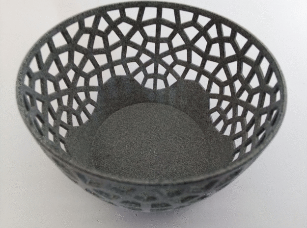 Basket 4 in White Natural Versatile Plastic