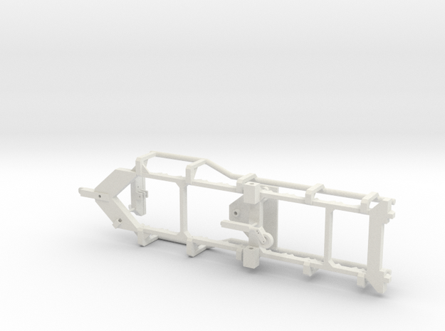 1/32 Bigbale collector wagon for Universal Hobbies in White Natural Versatile Plastic