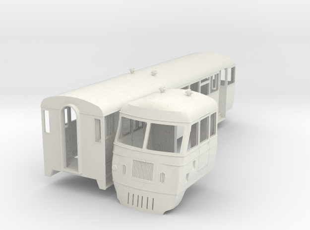 w-cl-22-5-west-clare-walker-railcar in White Natural Versatile Plastic