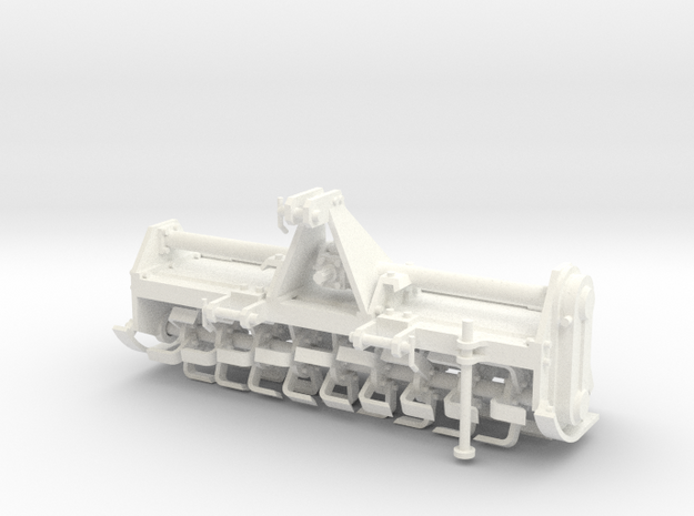 1/32 grondfrees 2200 tbv tractor,variant klep open in White Processed Versatile Plastic