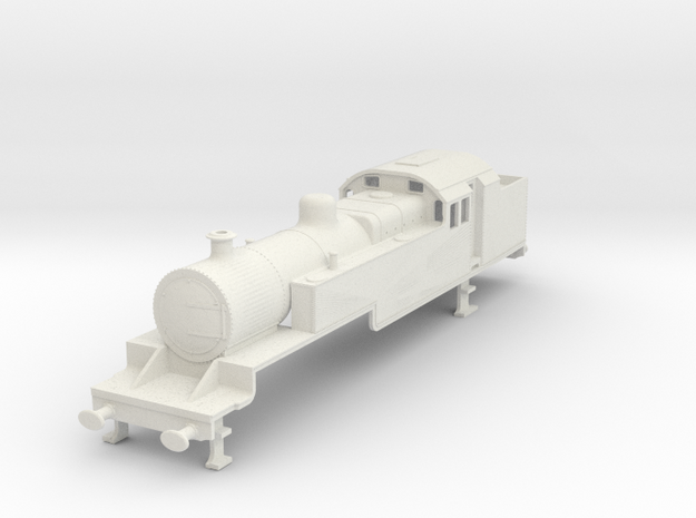 b-87-lms-fowler-2-6-4t-loco-limo in White Natural Versatile Plastic