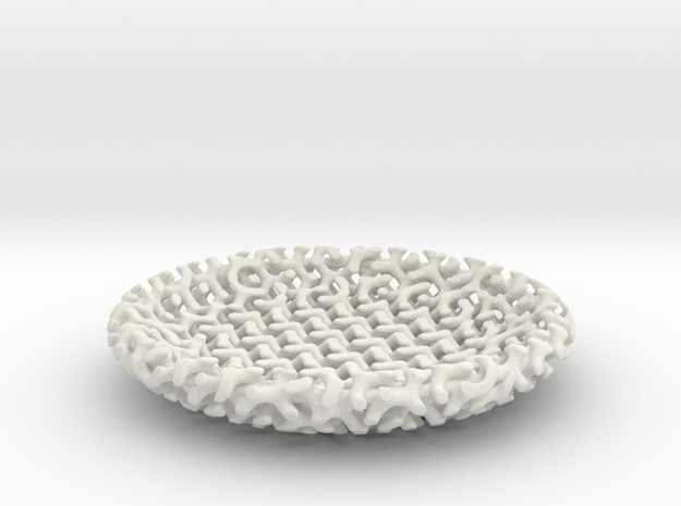 Laves Platter in White Natural Versatile Plastic