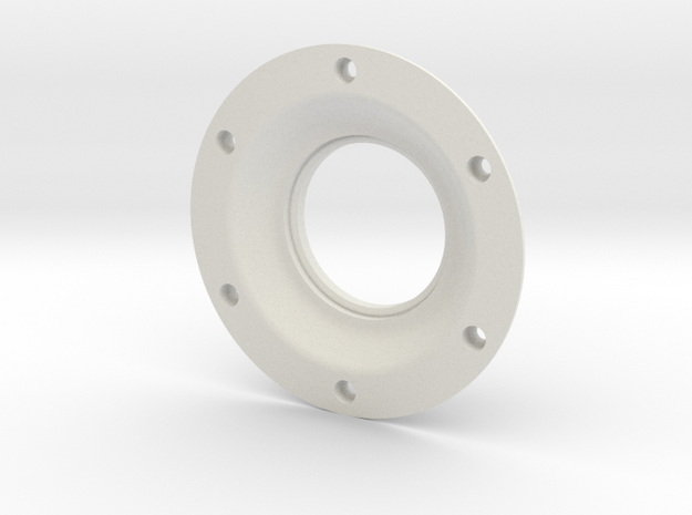 TSW Holsten Wheel Nut Cover / Centre Cap: PC-E68A in White Natural Versatile Plastic