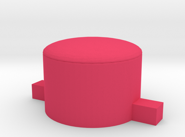 Replacement AB button for DMG/Zero/GPi (single) in Pink Processed Versatile Plastic