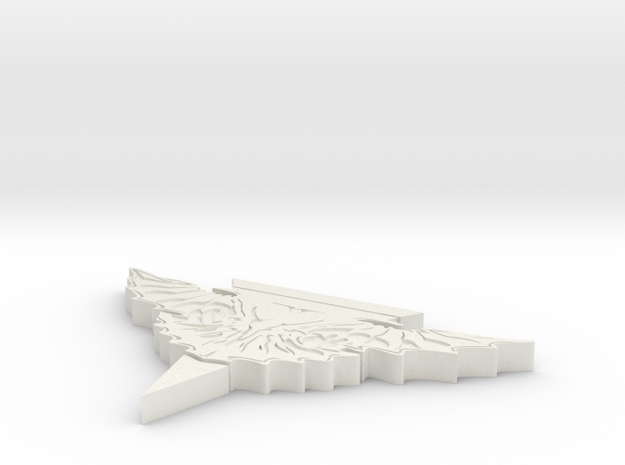 Romulan Stand v2 4" wing span in White Natural Versatile Plastic