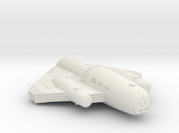 3788 Scale ISC Light Battle Transport SRZ in White Natural Versatile Plastic