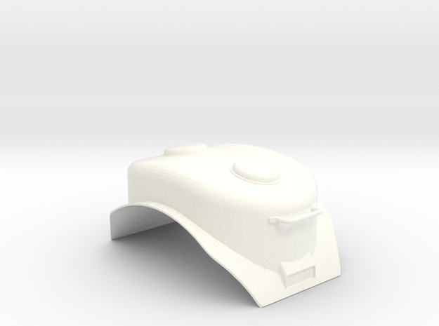 3/4" Scale USRA Heavy Mikado Sand Dome in White Processed Versatile Plastic