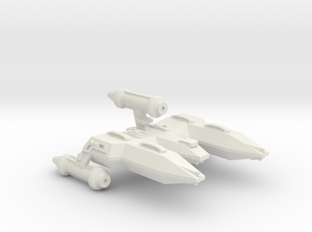 3788 Scale Lyran X-Ship Advanced Destroyer (DWX) in White Natural Versatile Plastic