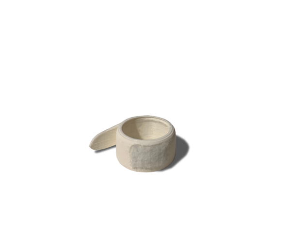 Strüm Ring Pick in White Natural Versatile Plastic