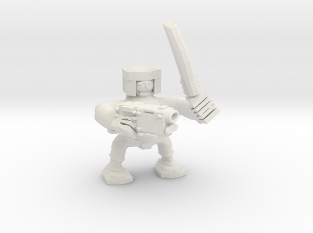 OrcBoy in White Natural Versatile Plastic