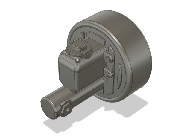 eaglemoss Ecto-1 Master cylinder brake booster 1:8 in Smoothest Fine Detail Plastic