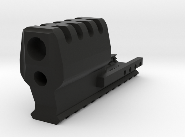 J.W. Frame Mounted Compensator (11-Slots) for HK45 in Black Natural Versatile Plastic