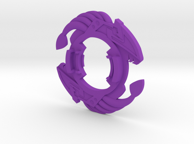 Beyblade Klarken attack ring in Purple Processed Versatile Plastic