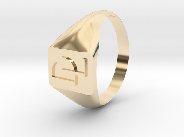 signet dom lo size 6 in 14K Yellow Gold