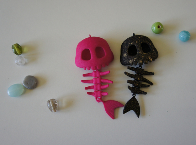 Mermaid Bone in Pink Processed Versatile Plastic