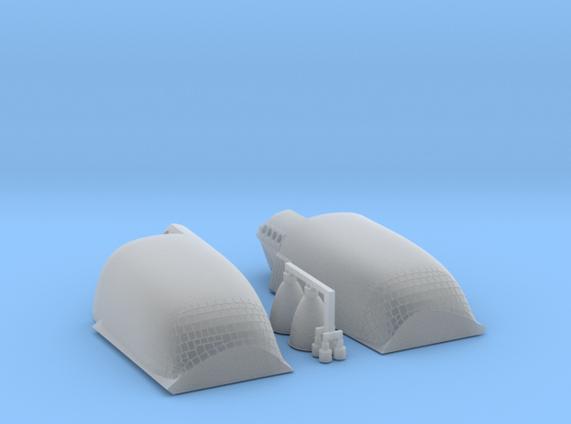 Space shuttle OMS pods in Smooth Fine Detail Plastic