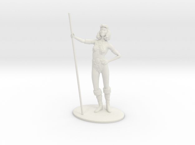 Diana (Acrobat) Miniature in White Natural Versatile Plastic: 1:55
