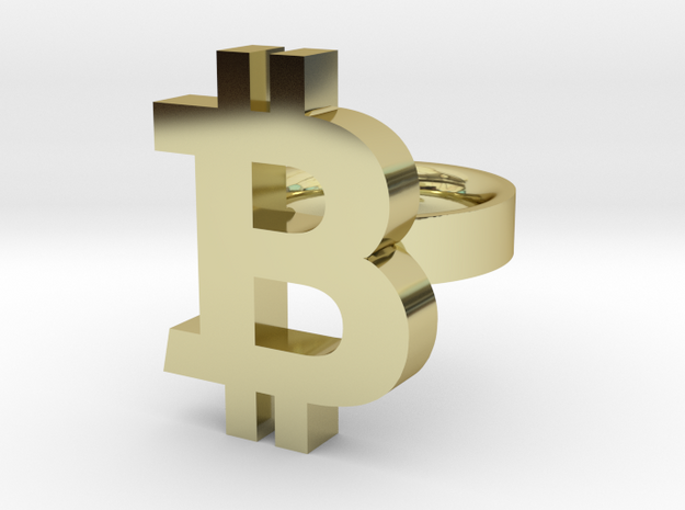bitcoin_NFT_01_10US in 18K Yellow Gold: 10 / 61.5