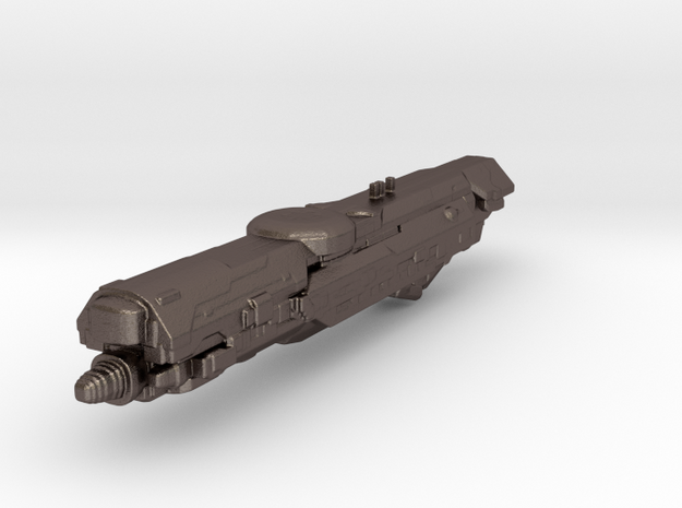 UNSC Infinity supercarrier / STEEL in Polished Bronzed-Silver Steel