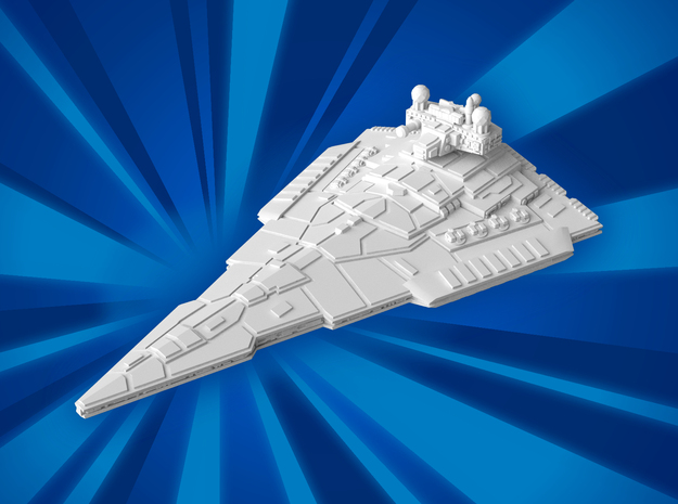 (MMch) Victory Star Destroyer v2 in White Natural Versatile Plastic