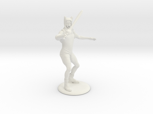 Finn the (Realistic) Human Miniature in White Natural Versatile Plastic: 28mm