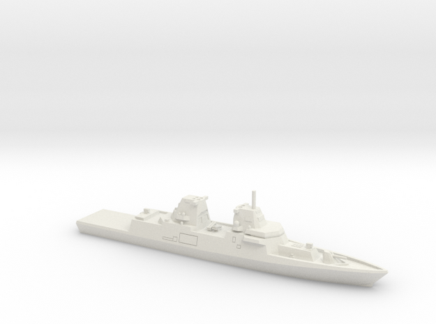 MKS 180 / F126 Frigate, 1/1200 in White Natural Versatile Plastic